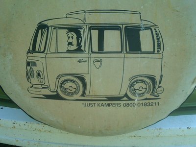 Cool spare tire cover .