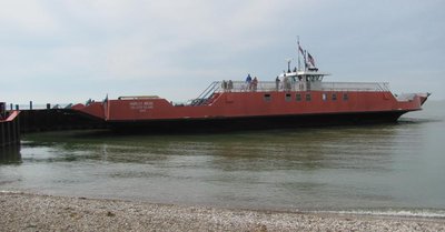 We stayed an extra night at the state park, so we had a nearly empty ferry going home on Monday morning.