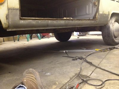 Outer rocker in place and looking sweet!