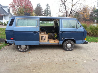 Temporary storage shed for my spare parts.