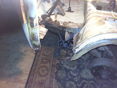 Most the rot cut out.