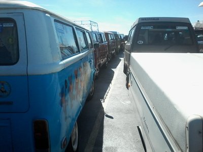 Vintage vw train.