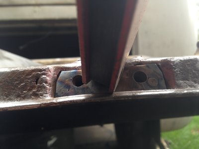 image.jpeg (1.35 MiB) Viewed 2435 times New piece of 22g sheet spotted to 18g spreader and nuts tacked