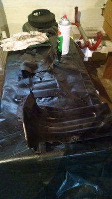 Pans getting painted
