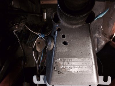 Ignition housing the bus came with.