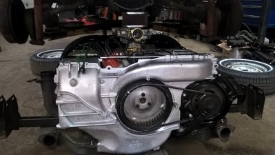 WP_20160412_15_26_00_Pro.jpg (454.8 KiB) Viewed 2138 times My engine ready to be installed. It lasted 20 miles - half ways home from the shop it broke down and I had to tow it. By then Elmar already left for vacation so I was on my own.